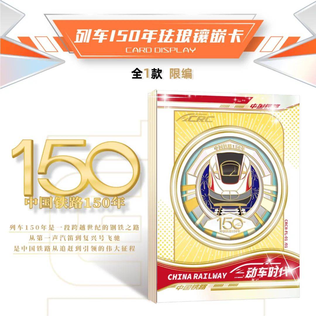 动车时代限量珍藏卡火车迷的宝藏卡牌！开元棋牌app新品上市｜中国铁路-